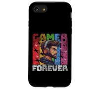 Gamer Forever - Casque coloré Design Vieilli Coque pour iPhone SE (2020) / 7/8