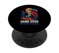 Gamer Game Over Return to Class Retro Boys First Day PopSockets PopGrip Adhésif