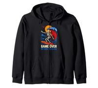 Gamer Game Over Return to Class Retro Boys First Day Sweat à Capuche