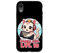 Gamer Girl Adorable Chat Gaming 18ème Anniversaire Coque pour iPhone XR