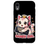Gamer Girl Chat Mignon Gaming Mignon Video Game Girls Coque pour iPhone XR