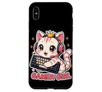Gamer Girl Chat Mignon Gaming Mignon Video Game Girls Coque pour iPhone XS Max