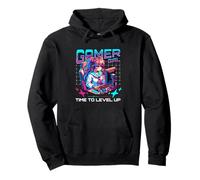 Gamer Girl Time to Level Up Jeu vidéo Fille Gaming B-Day Sweat à Capuche