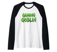 Gamer Goblin Funny MMORPG FPS MOBA Équipement de Jeu compétitif Manche Raglan