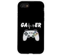 Gamer Heart Beat Fan de Jeu Amusant Coque pour iPhone SE (2020) / 7/8