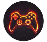 Gamer Jeux 1000 Pièces Puzzle Rond Puzzles Classiques Gamepad Puzzle Rond Décompression Jeu D'Intelligence Activité Familiale Puzzle Adulte Intéressants Cadeau Unique 1000pcs (67.5x67.5cm)