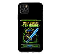 Gamer Main Quest 4e année quatrième année Rentrée Scolaire Coque pour iPhone 11 Pro Max