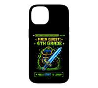 Gamer Main Quest 4e année quatrième année Rentrée Scolaire Coque pour iPhone 14
