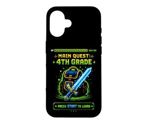 Gamer Main Quest 4e année quatrième année Rentrée Scolaire Coque pour iPhone 16