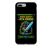 Gamer Main Quest 4e année quatrième année Rentrée Scolaire Coque pour iPhone 7 Plus/8 Plus