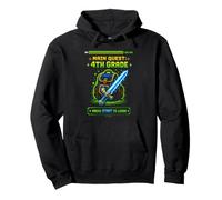 Gamer Main Quest 4e année quatrième année Rentrée Scolaire Sweat à Capuche