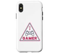 Gamer - Manette de Jeu ou Manette de Jeu Design Triangle Coque pour iPhone X/XS