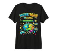 Gamer Mode TDAH Activé pour Neurodivergent Ado Enfant T-Shirt Haut de Gamme