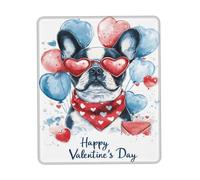 Gamer Mouse Pad, Chien Terrier Chien Happy Fête des Amours Chiot Chien Tapis Souris Stable Tapis De Souris De Jeu Antidérapante Tapis De Souris D'Ordinateur pour Ordinateur Bureau 25X30Cm