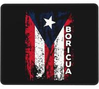 Gamer Mouse Pad Drapeau De Porto Rico Portable Tapis De Souris Gaming Durable Mouse Pad pour Gamer Gaming Bureau 25X30Cm