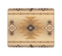 Gamer Mouse Pad Ethnie Navajo Amérindien du Sud-Ouest Lavable Mouse Pad Portable Tapis De Souris Gaming pour Gaming Maison Travail 25X30Cm