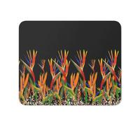 Gamer Mouse Pad, Fleurs Oiseau De Paradis Souris De Gaming Stable Tapis De Souris Gamer Résistant À Usure Tapis De Souris D'Ordinateur pour Bureau Souris 25X30Cm