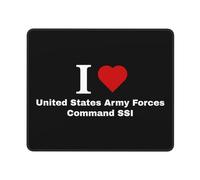 Gamer Mouse Pad J'aime Le Commandement des Forces Armées des États-Unis (SSI) Portable Tapis De Souris Gaming Étanche Mouse Pad pour Bureau Pc Gamer 25X30Cm