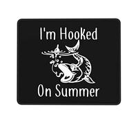 Gamer Mouse Pad, Je Suis Accro À L'Été Tapis De Souris D'Ordinateur Moderne Tapis De Souris Portable Tapis De Gaming Pour Bureau Joueurs Professionnels 25X30Cm