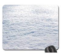 Gamer Mouse Pad, Neige Hiver Froid Paysage Blanc Gaming Mousepad Antidérapante Tapis De Souris Confort Souris De Gaming pour Professionnels Ordinateur Jeux 25X30Cm
