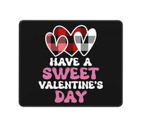 Gamer Mouse Pad, Passez Une Douce Journée d'amour Tapis De Souris De Jeu Portable Tapis De Gaming Stable Tapis De Souris Gamer pour Souris Bureau 25X30Cm