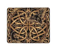 Gamer Mouse Pad Symboles Sacrés Art De l'arbre De Vie Résistant À Usure Mousepad Durable Accessoire Bureau pour Gamer Ordinateur Pc 25X30Cm