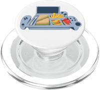 Gamer Nerd PC Food Continu Fast Food Meal Internet Gaming PopSockets PopGrip pour MagSafe