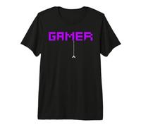 Gamer Pixel Old School Men Women Arcade Gaming Gift T-Shirt Haut de Gamme