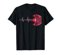 Gamer Pulse Heartbeat Controller Gamer Life Jeu vidéo Garçon T-Shirt