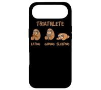 Gamer Triathlete Funny Gaming Sloth Playing Video Game Nerd Coque pour iPhone Air