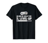 Gamer TShirt Humour Un Geek Ne Vieillit Pas Il Level Up T-Shirt