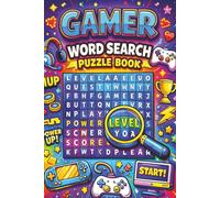 Gamer Word Search Puzzle Book: Puzzles with Easy-to-Read Print about Video Games, Consoles, and More: 50+ Puzzles, 6x9 inches: Great for Waiting Rooms, Road Trips, and Free Time