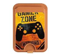Gamer Zone Porte-cartes magnétique pour iPhone 16 15 14 13 Pro Max, multicolore