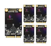 Gamerking Lot de 5 disques SSD MSATA 64 Go haute performance pour ordinateur de bureau et ordinateur portable [64 Go (5 paquets), MSATA]