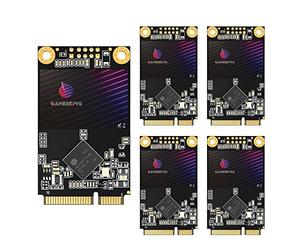 Gamerking Lot de 5 disques SSD MSATA 64 Go haute performance pour ordinateur de bureau et ordinateur portable [64 Go (5 paquets), MSATA]