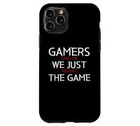 Gamers Can't Die We Just Restart The Game Funny Gaming Meme Coque pour iPhone 11 Pro