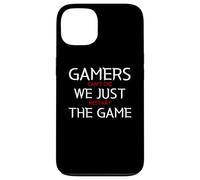 Gamers Can't Die We Just Restart The Game Funny Gaming Meme Coque pour iPhone 13