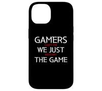 Gamers Can't Die We Just Restart The Game Funny Gaming Meme Coque pour iPhone 14