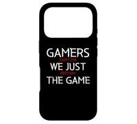 Gamers Can't Die We Just Restart The Game Funny Gaming Meme Coque pour iPhone 17 Pro