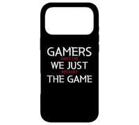 Gamers Can't Die We Just Restart The Game Funny Gaming Meme Coque pour iPhone 17 Pro Max