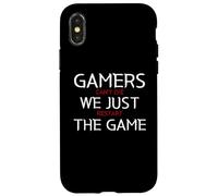 Gamers Can't Die We Just Restart The Game Funny Gaming Meme Coque pour iPhone X/XS