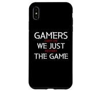 Gamers Can't Die We Just Restart The Game Funny Gaming Meme Coque pour iPhone XS Max