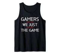 Gamers Can't Die We Just Restart The Game Funny Gaming Meme Débardeur