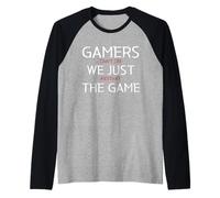 Gamers Can't Die We Just Restart The Game Funny Gaming Meme Manche Raglan