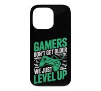 Gamers Don't Get Older We Just Level Up Funny Gamer Retro Coque pour iPhone 13 Pro