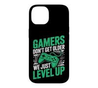 Gamers Don't Get Older We Just Level Up Funny Gamer Retro Coque pour iPhone 14