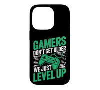 Gamers Don't Get Older We Just Level Up Funny Gamer Retro Coque pour iPhone 14 Pro