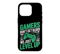 Gamers Don't Get Older We Just Level Up Funny Gamer Retro Coque pour iPhone 16 Pro