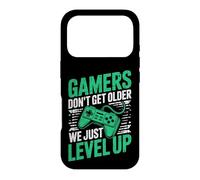 Gamers Don't Get Older We Just Level Up Funny Gamer Retro Coque pour iPhone 17 Pro