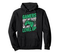 Gamers Don't Get Older We Just Level Up Funny Gamer Retro Sweat à Capuche